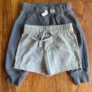 Hanna Andersson baby sweatpants & shorts, 12-18 months